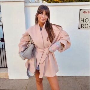 ZARA MANTECO WOOL BLEND COAT ZW COLLECTION